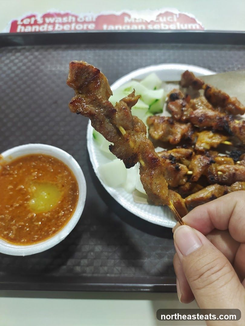 Satay Skewers with Peanut Sauce