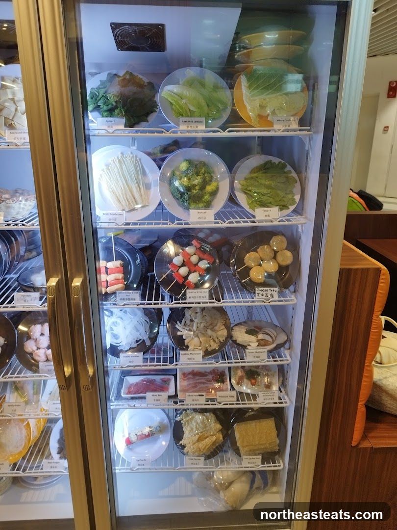Refrigerator with Food Items