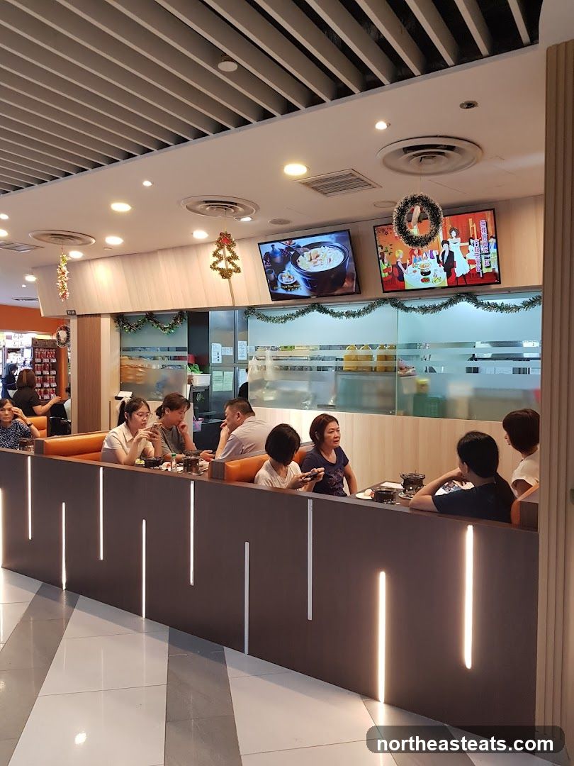 Restaurant Interior with Diners