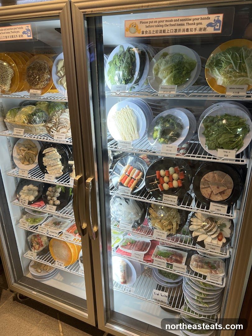 Refrigerator with Food Items