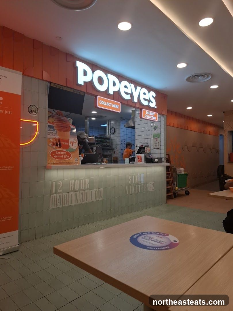 Popeyes Restaurant Interior