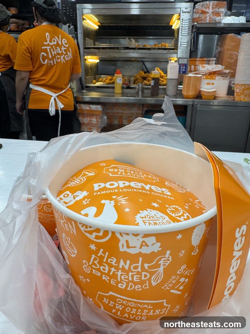 Popeyes Chicken Bucket