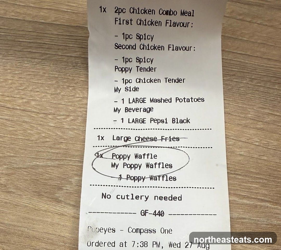 Popeyes - Compass One Receipt
