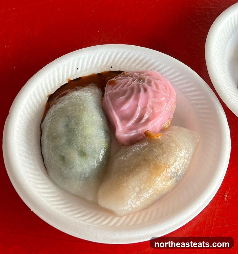 Three Dumplings on a Plate