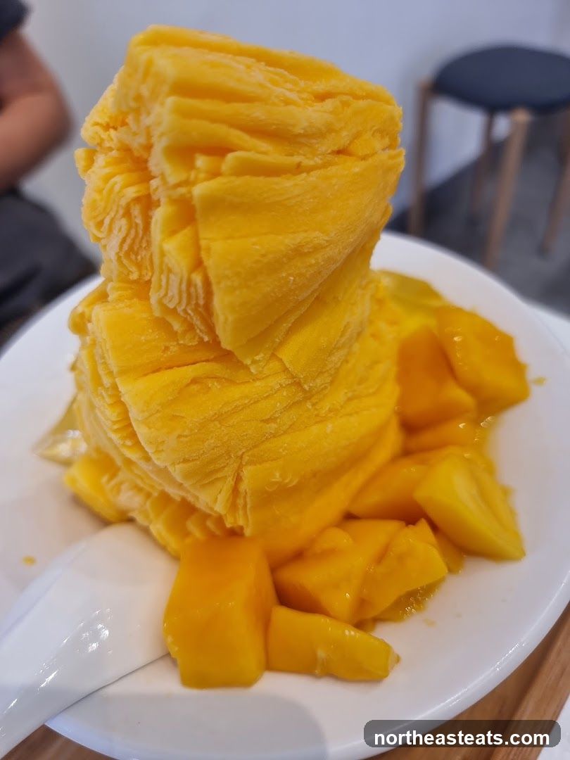 Mango shaved ice