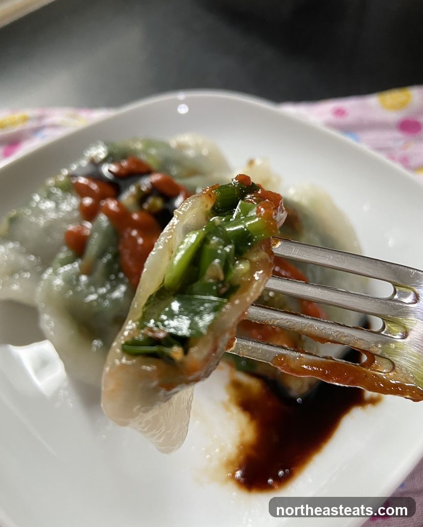 Dumplings with Sauce