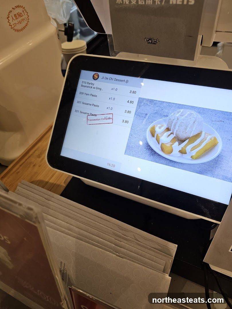 Ji De Chi Dessert POS Screen