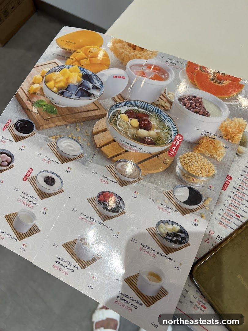 Dessert Menu