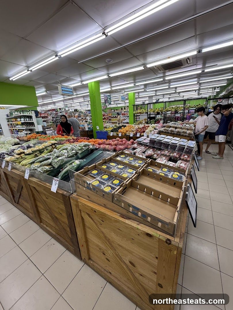 Grocery Store Produce Aisle