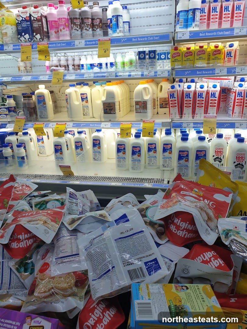 Dairy and Packaged Food Display