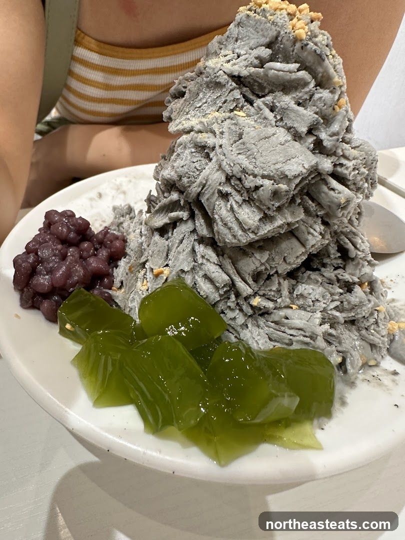Black Sesame Shaved Ice