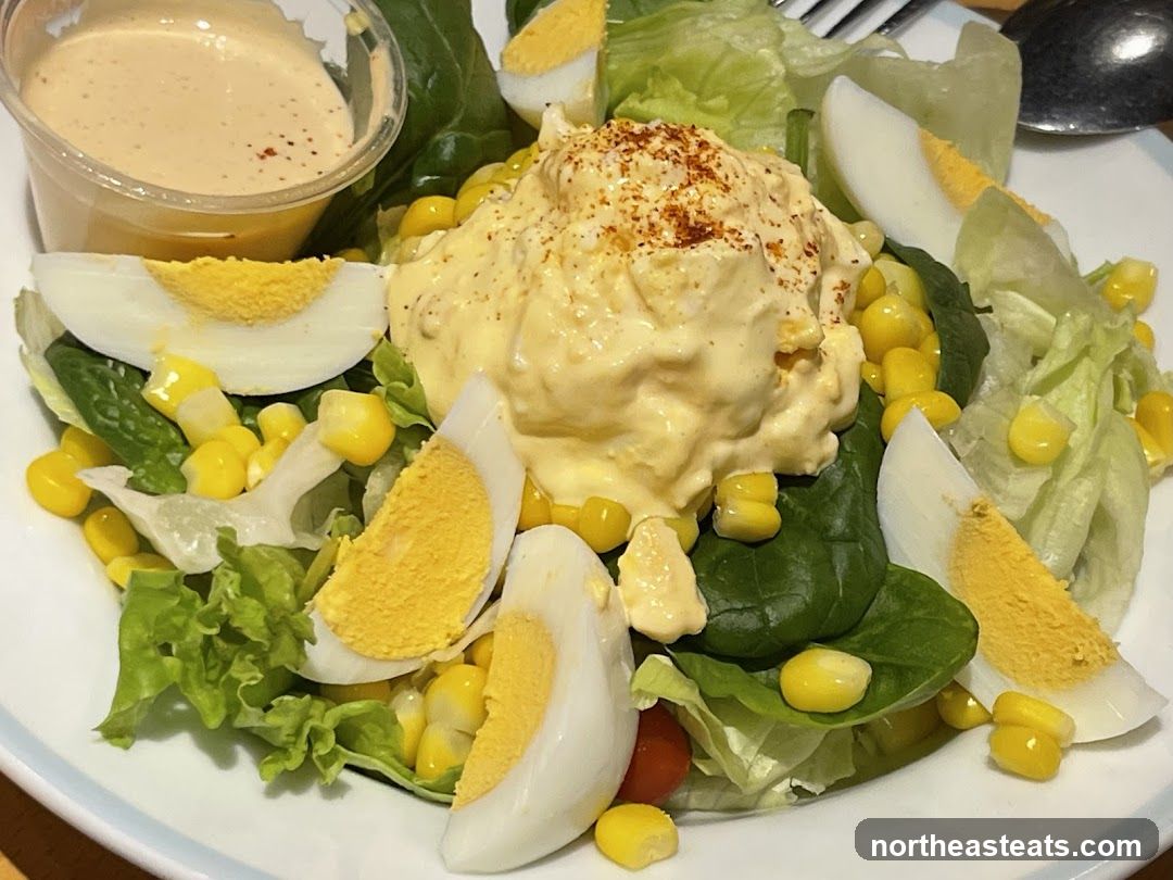 Egg Salad and Corn Salad