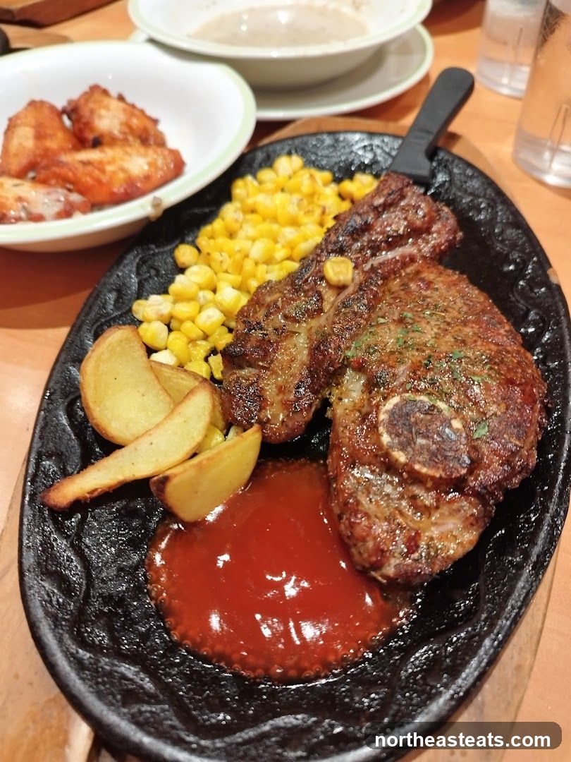 Lamb Chops with Sides