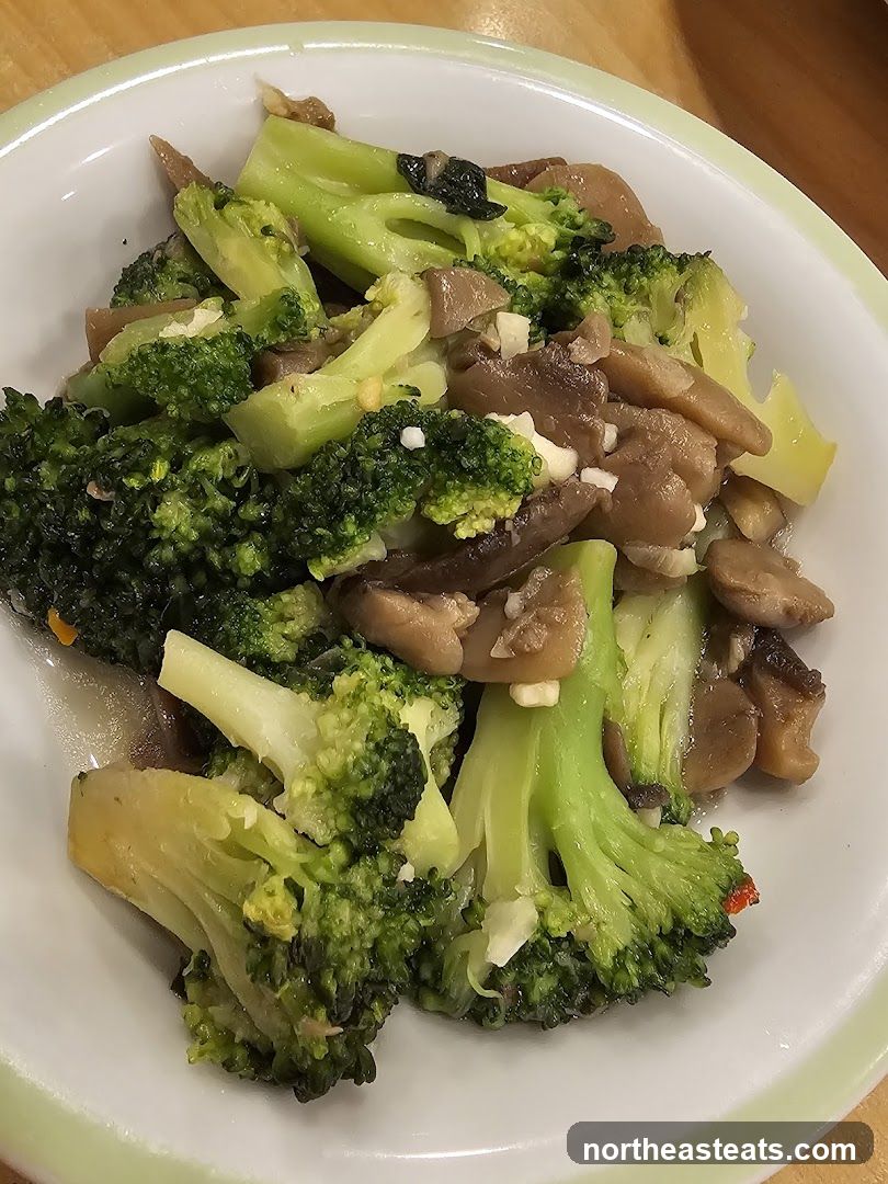 Broccoli and Mushroom Stir-fry