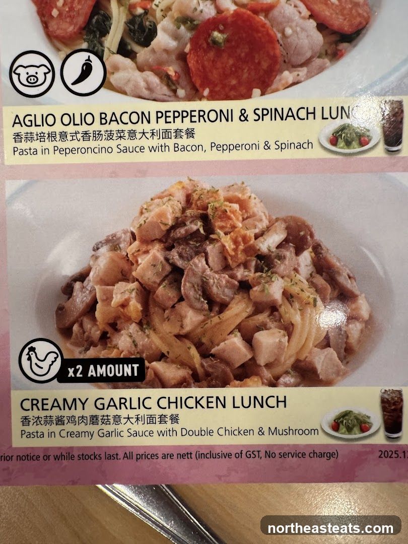 Menu Items
