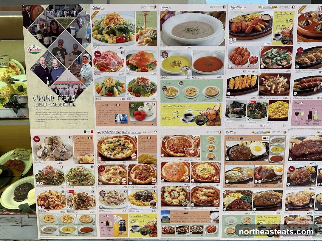 Saizeriya Grand Menu Italian Casual Dining