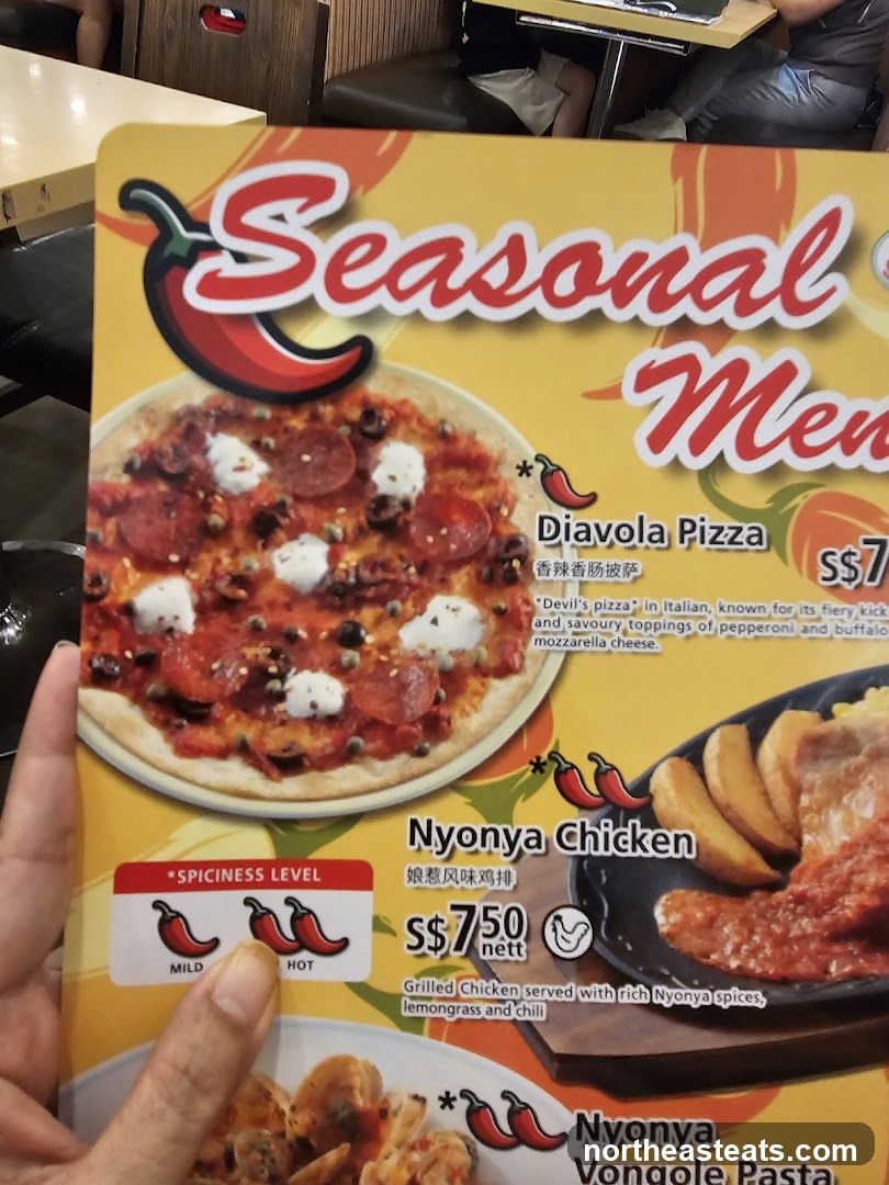 Seasonal Menu