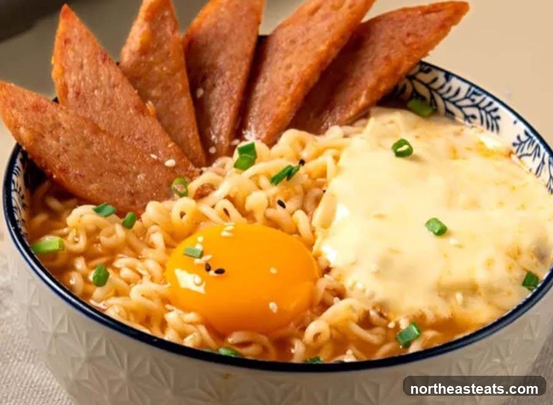 Spam and Egg Ramen