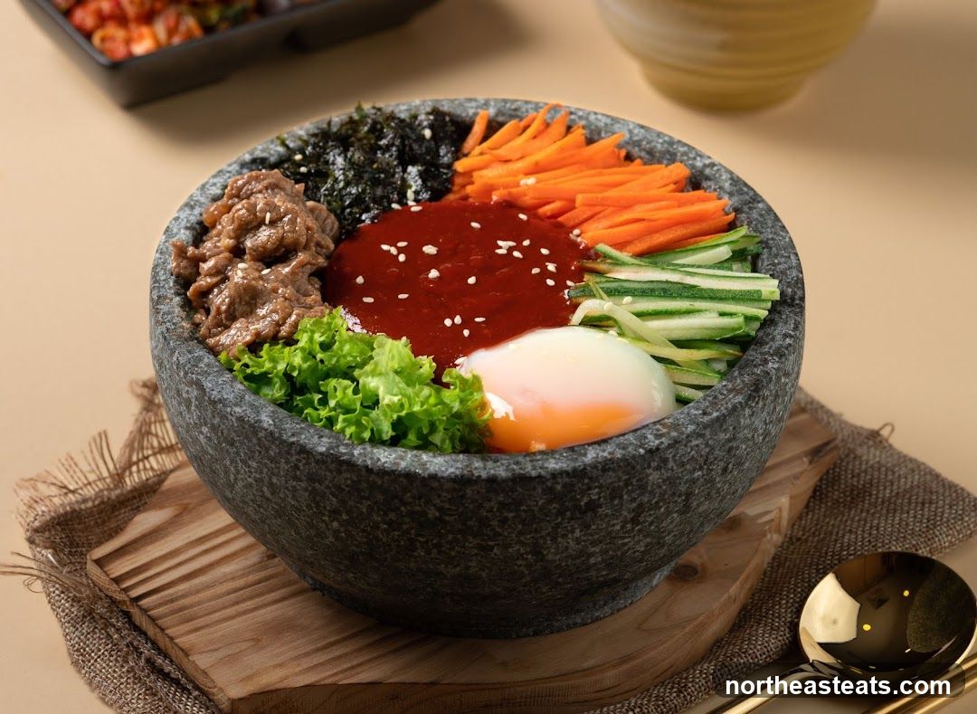 Bibimbap in a Stone Bowl