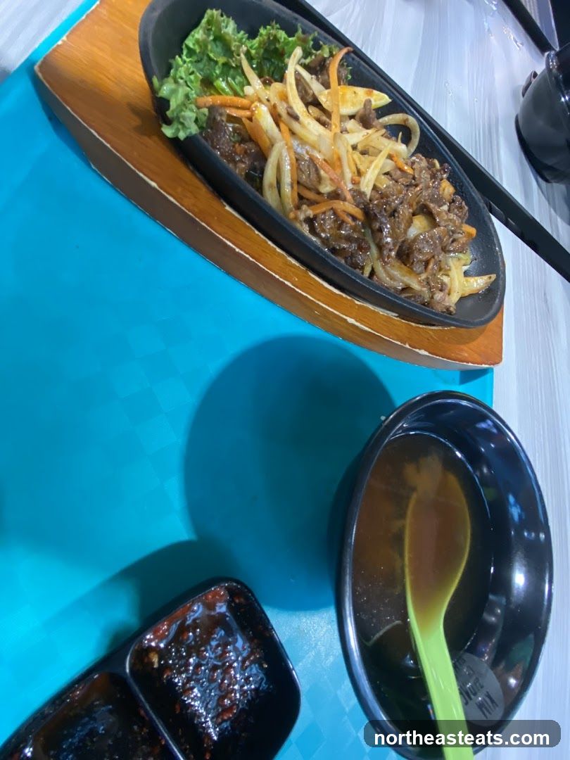 Sizzling Beef and Vegetable Dish