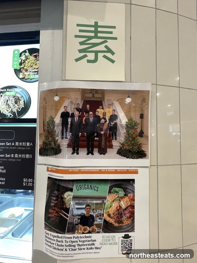 Vegetarian Food Display