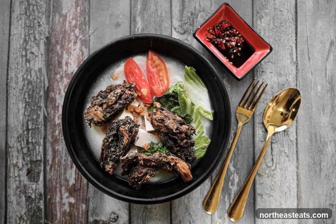 Congee with Fried Toppings