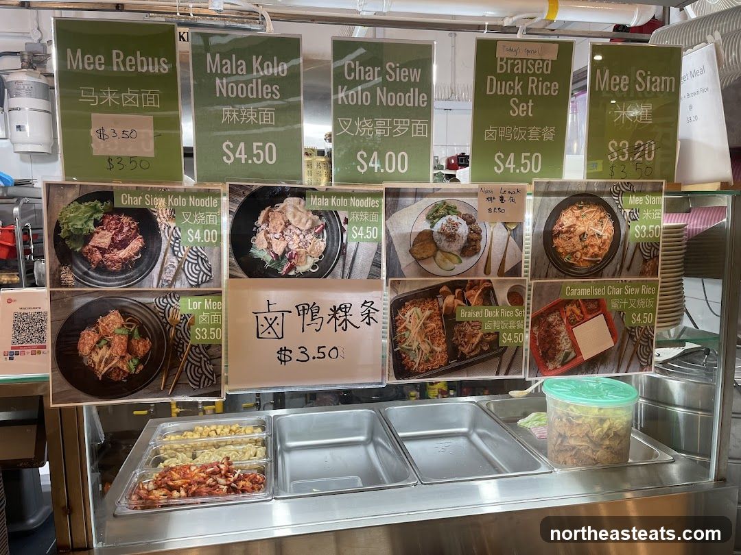Food Stall Menu