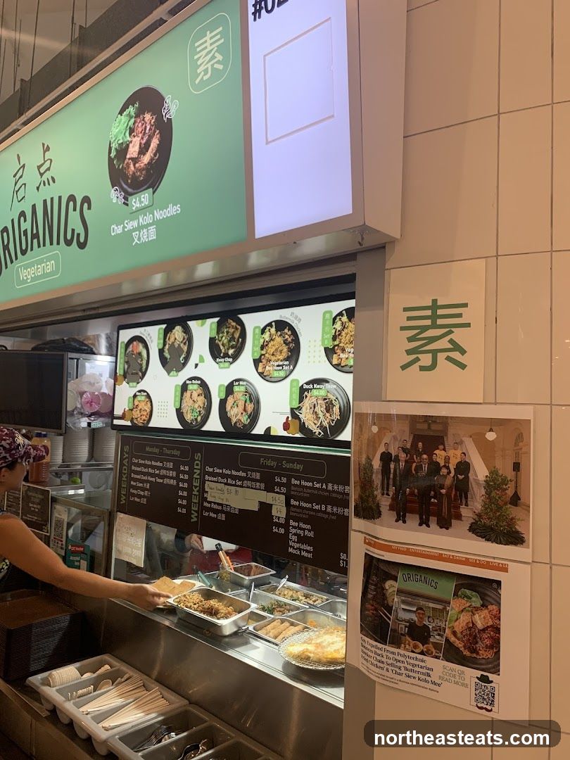 Organics Vegetarian Food Stall