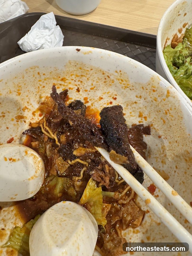 Messy Bowl of Noodles