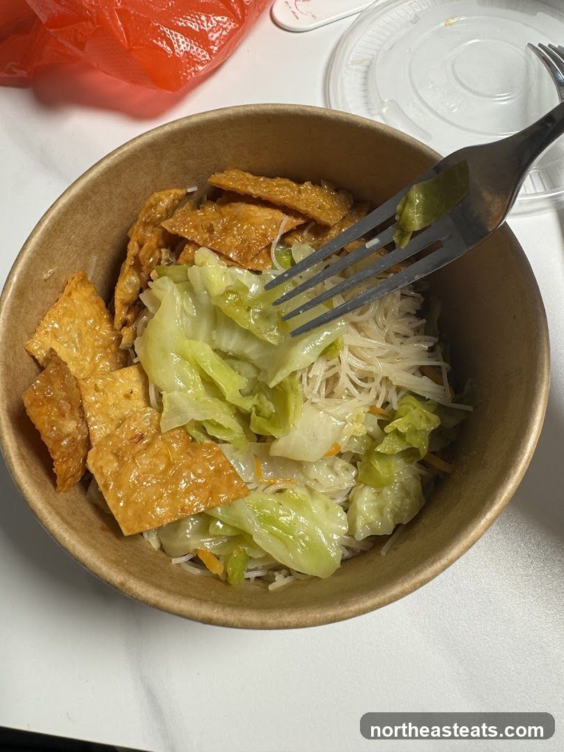 Noodles with Vegetables and Tofu Skin