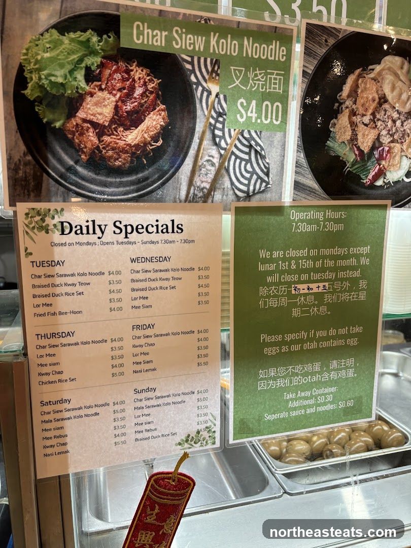 Daily Specials