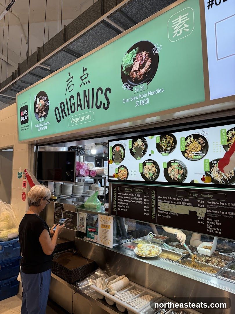 Organics Vegetarian Food Stall