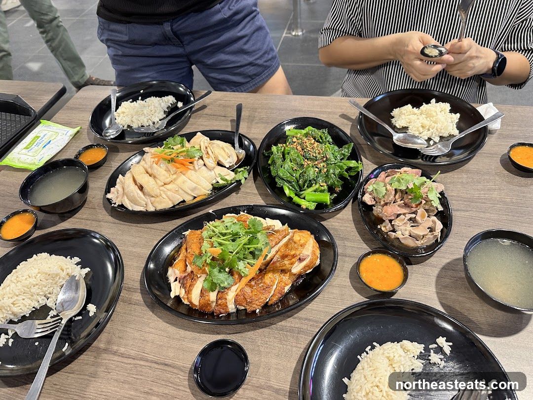 Hainanese Chicken Rice Meal