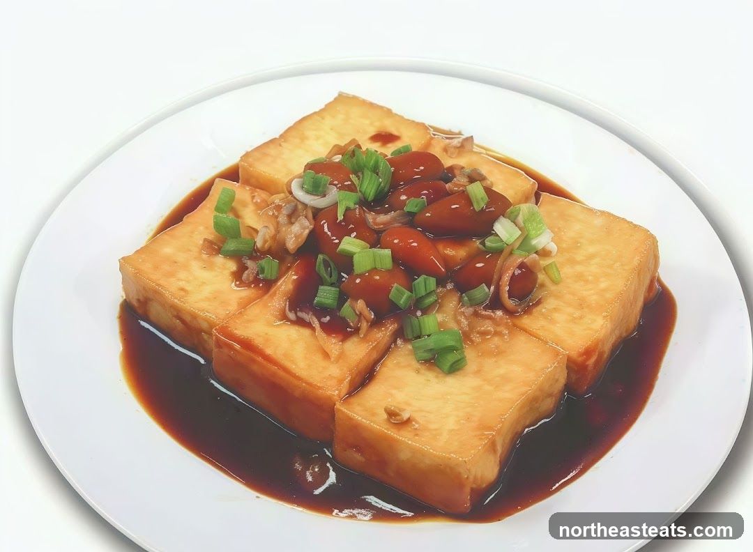 Fried Tofu with Sauce