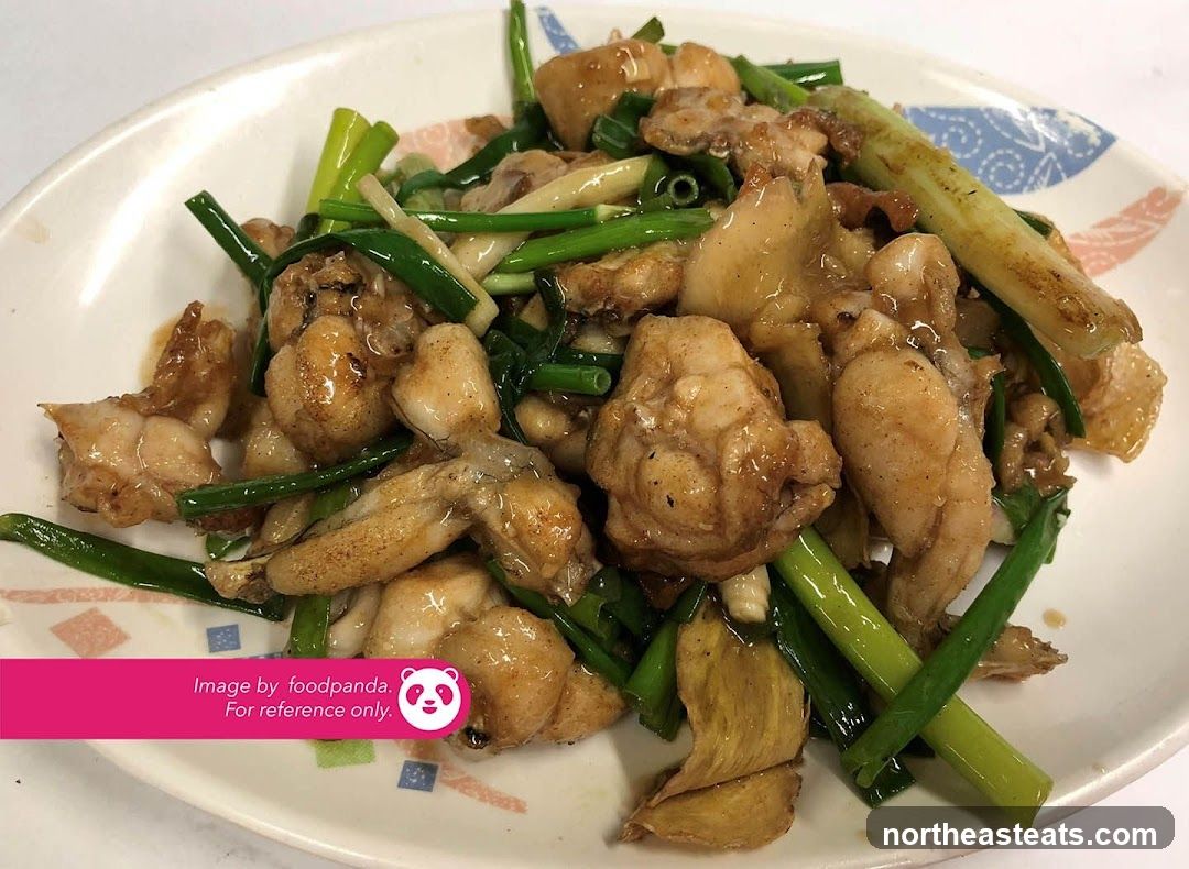 Stir-fried Frog with Scallions
