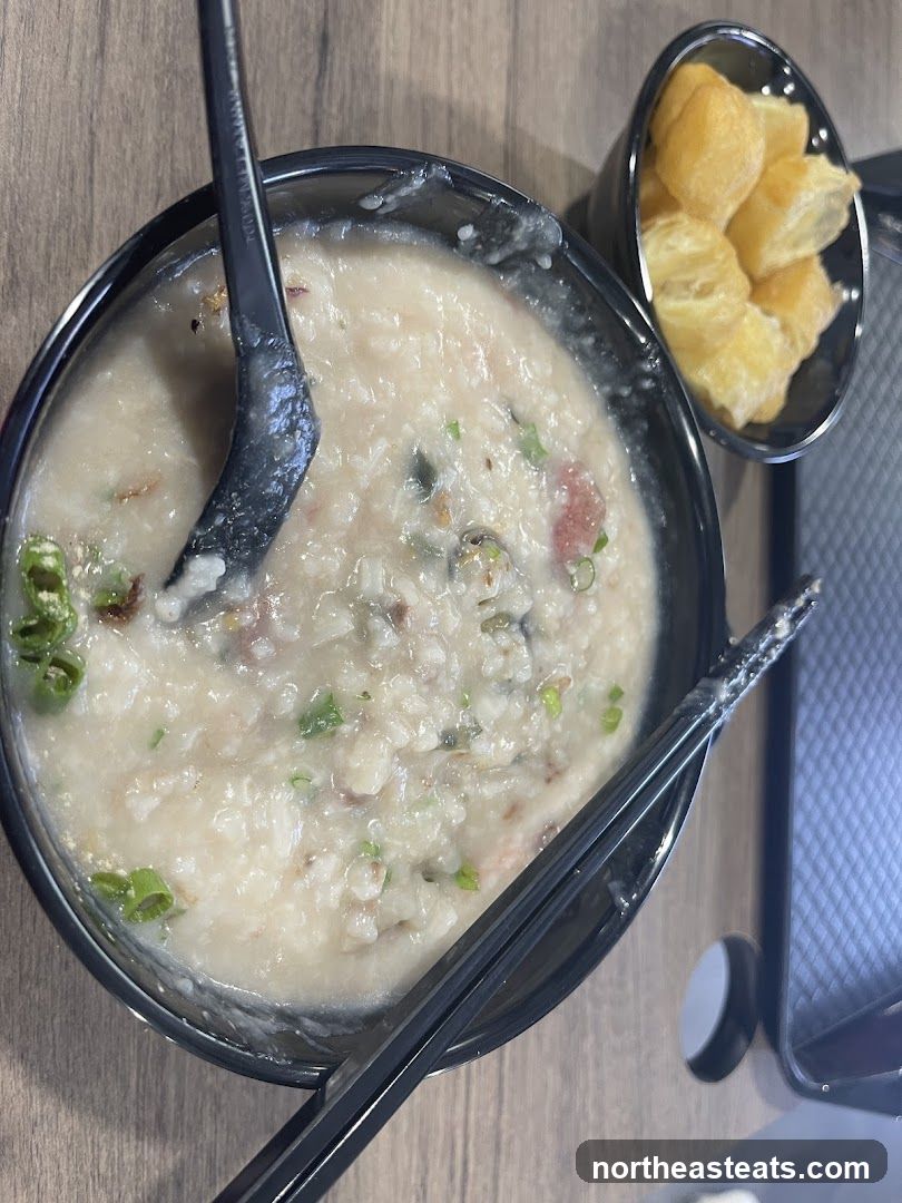 Congee with Fried Dough Sticks