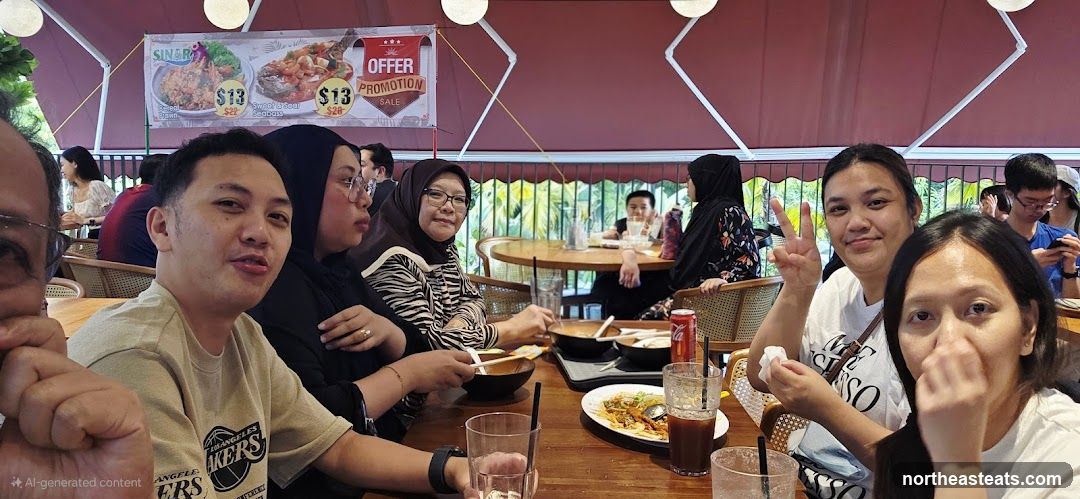 Group of people dining
