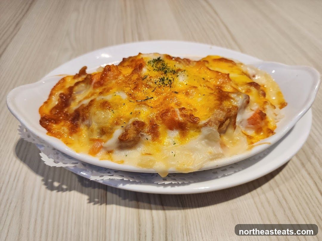 Baked Dish with Cheese