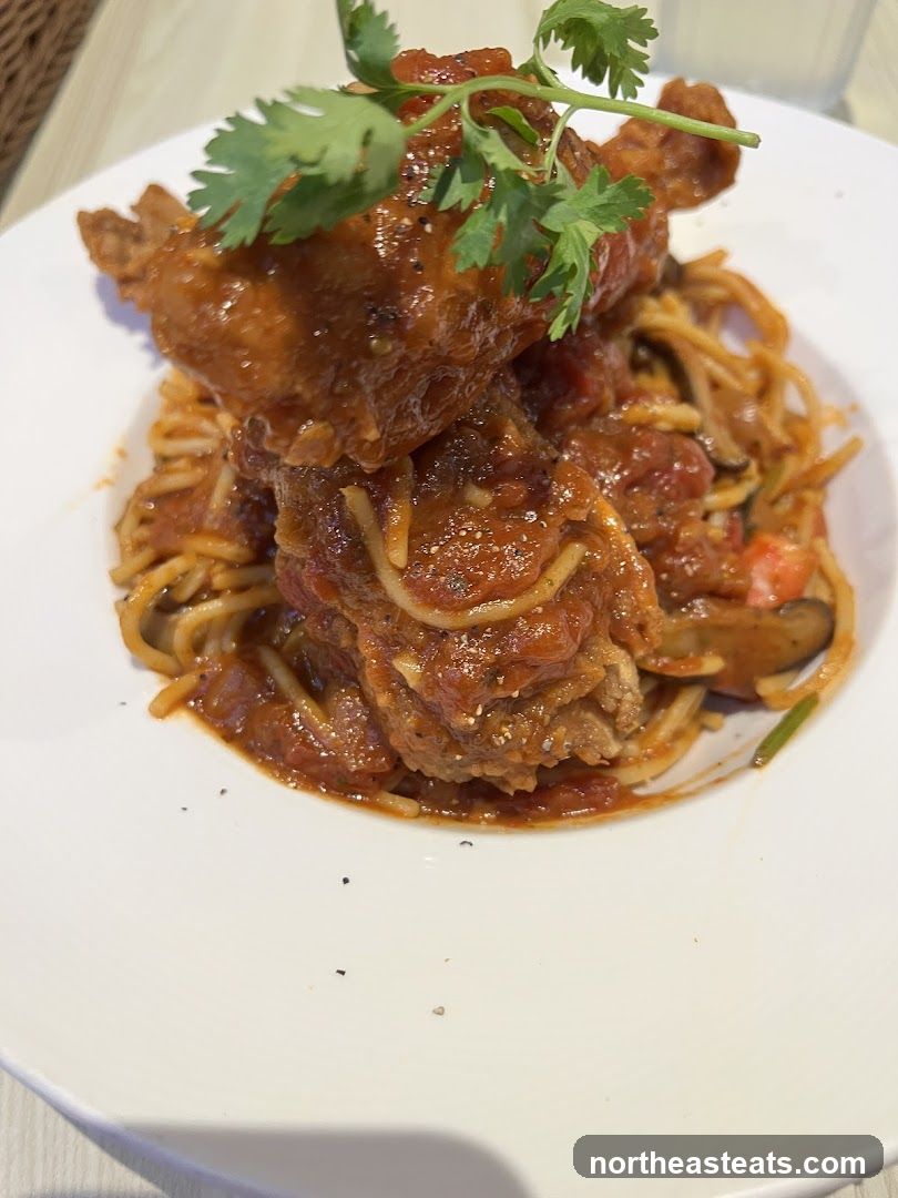 Spaghetti with Meat and Tomato Sauce