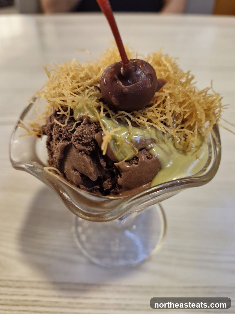 Chocolate Ice Cream Sundae