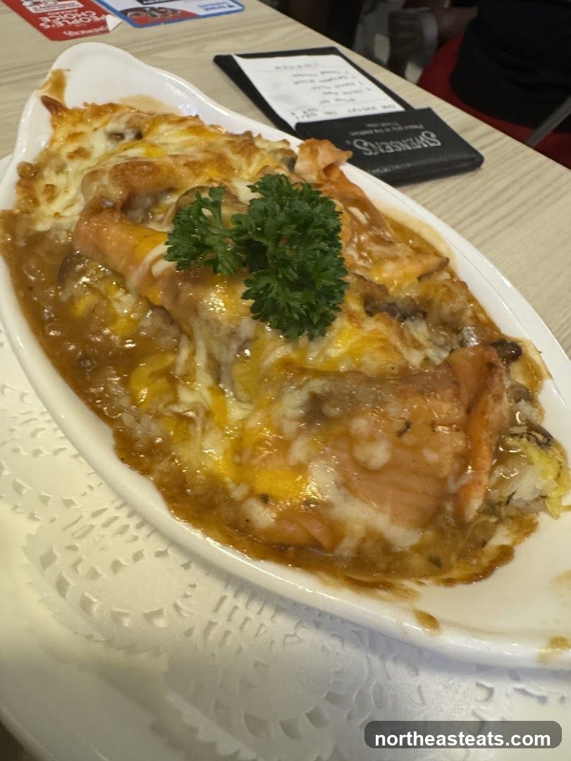 Baked Salmon with Cheese