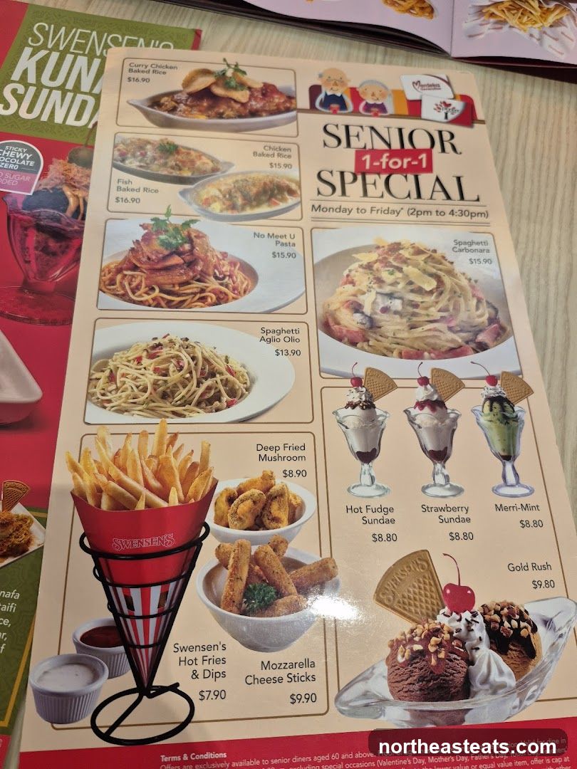 Swensen's Senior 1-for-1 Special