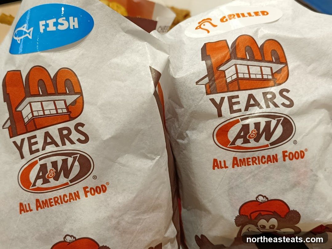 A&W 100 Years Packaging