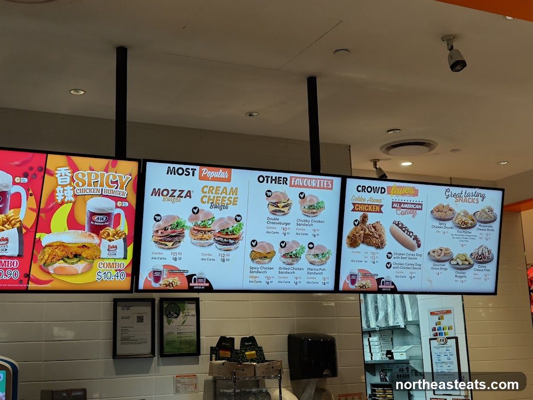 A&W Menu