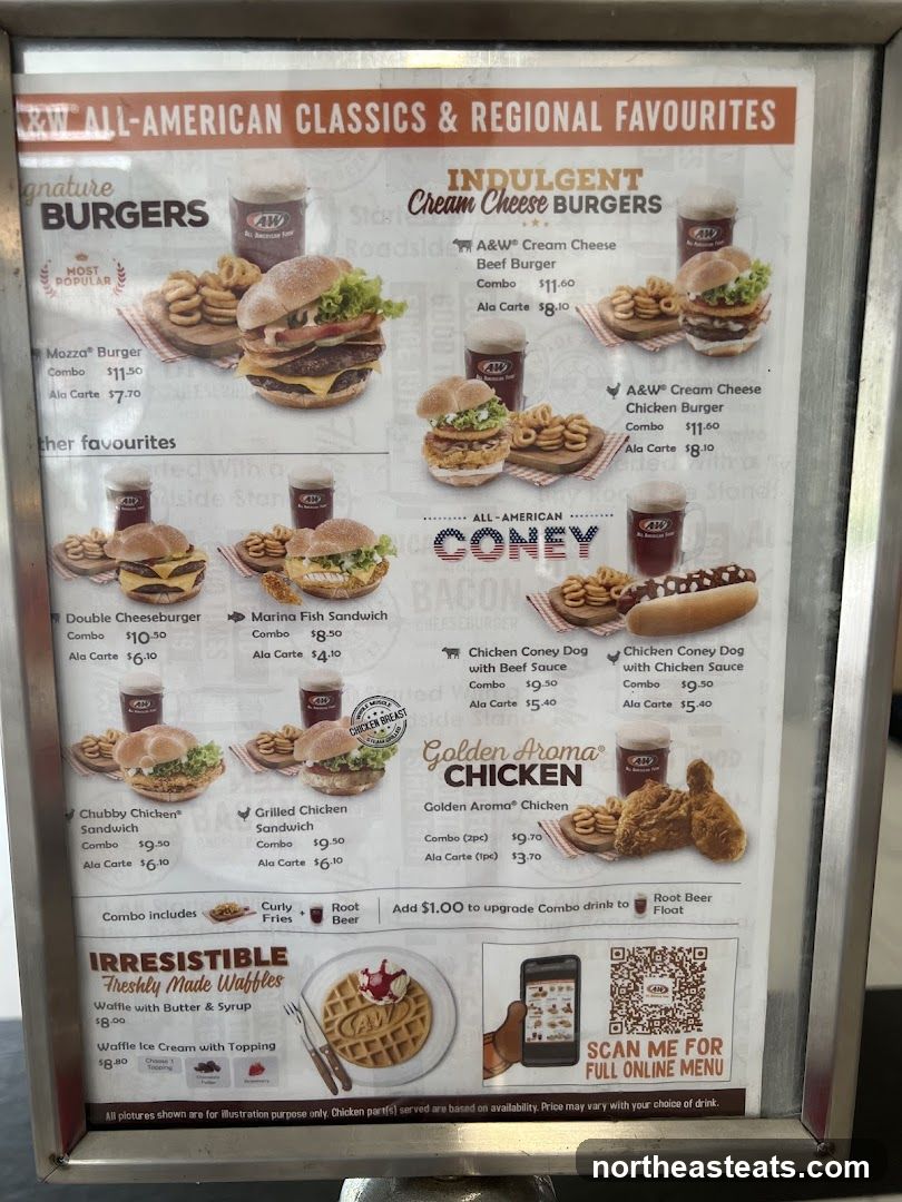 A&W All-American Classics & Regional Favourites