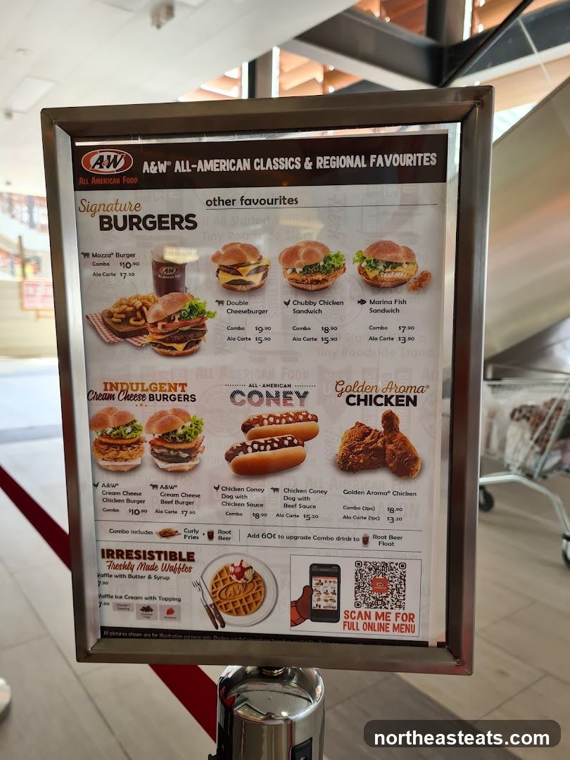 A&W All-American Classics & Regional Favourites
