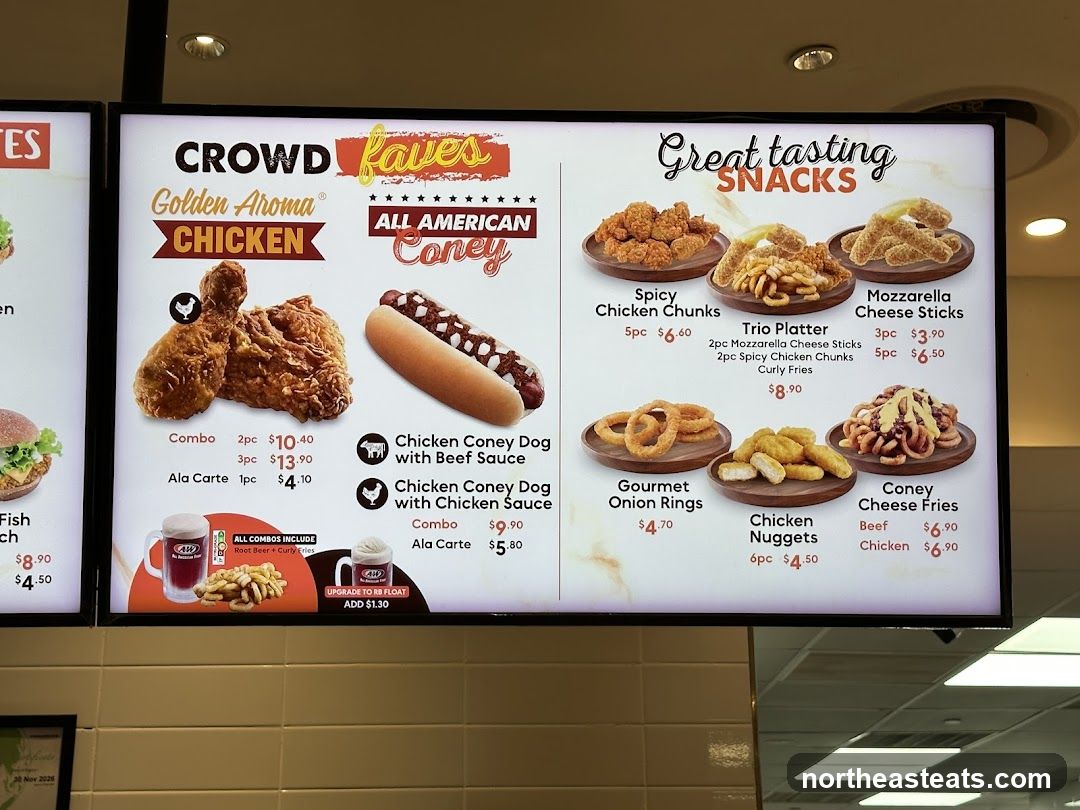 Crowd Favorites Menu