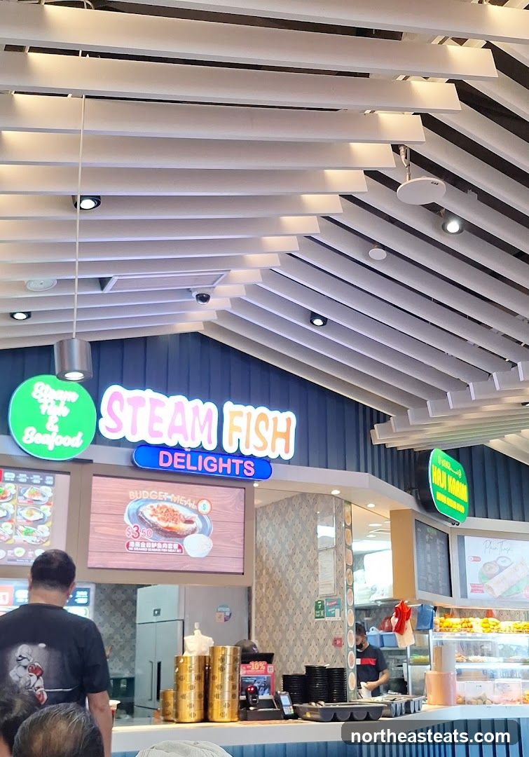 Steam Fish Delights Food Stall