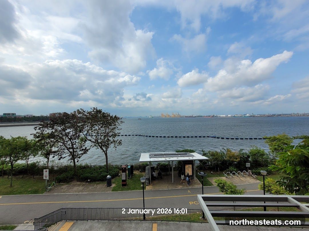 Coastal View with Shelter and Bicycles