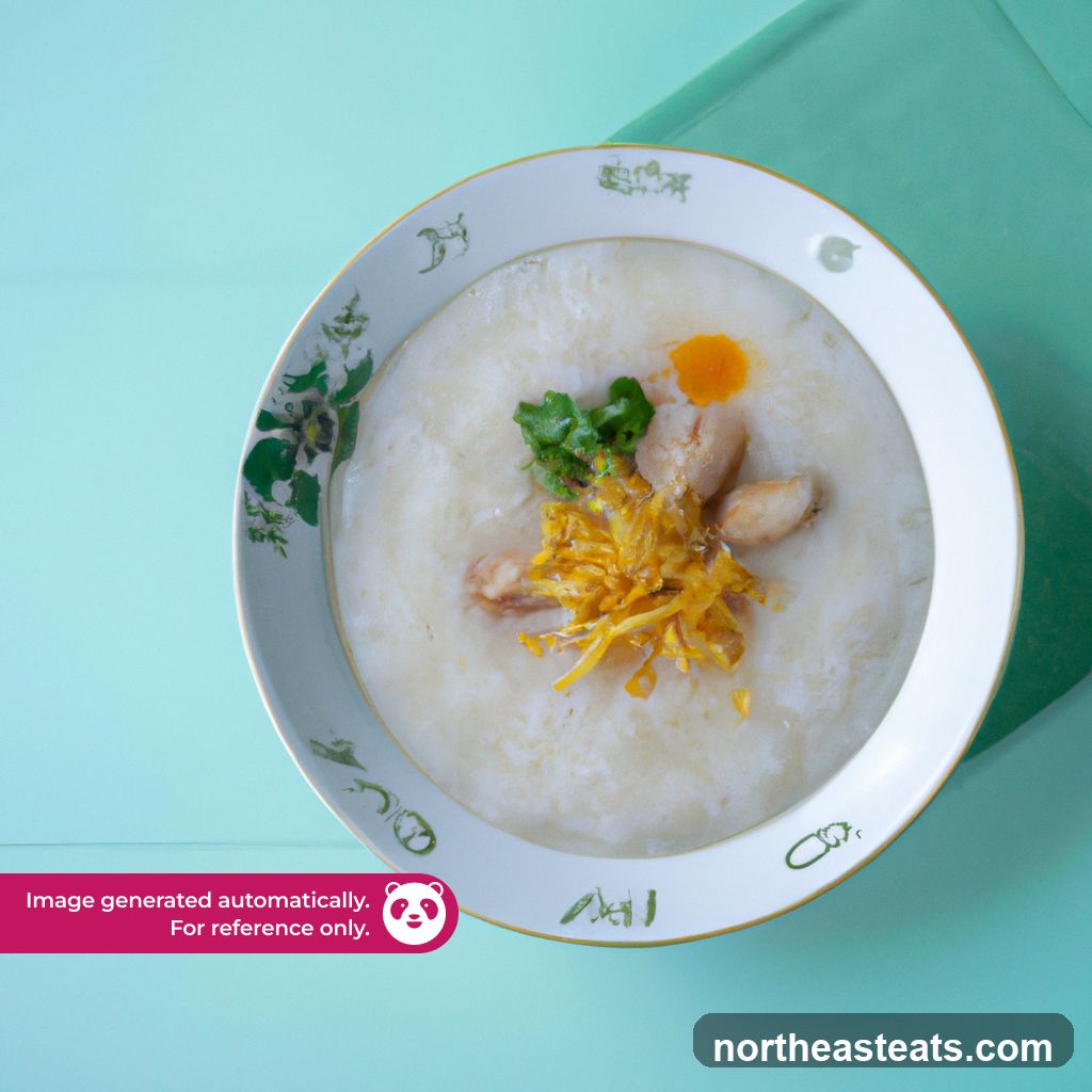 Congee with toppings